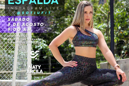 Clase CARDIO Y ESPALDA por @Natyarcilaz