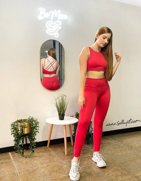 LEGGING TIRO ALTO CON COMPRESIÓN MEDIA Y SECADO RÁPIDO